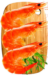 Cooked Whole Tiger Prawn