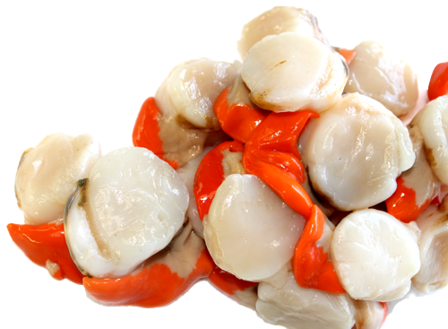 Frozen Chinese Scallops Roe On (41/60) KG