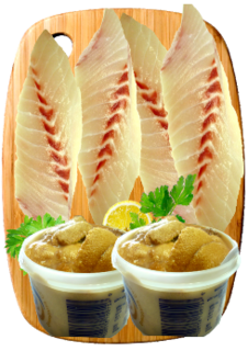 Fresh Moki fillets 1KG &  2 x Kina Pot 200gm