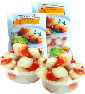 Scallops Peruvian 40/60 1KG Frozen pack