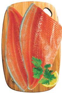 NZ King Salmon Fillets Skin On Pin bone in 1.5KG