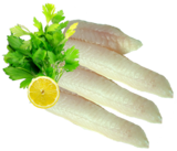 Fresh Deep Sea Cod Skinned & Boned Fillets 1KG